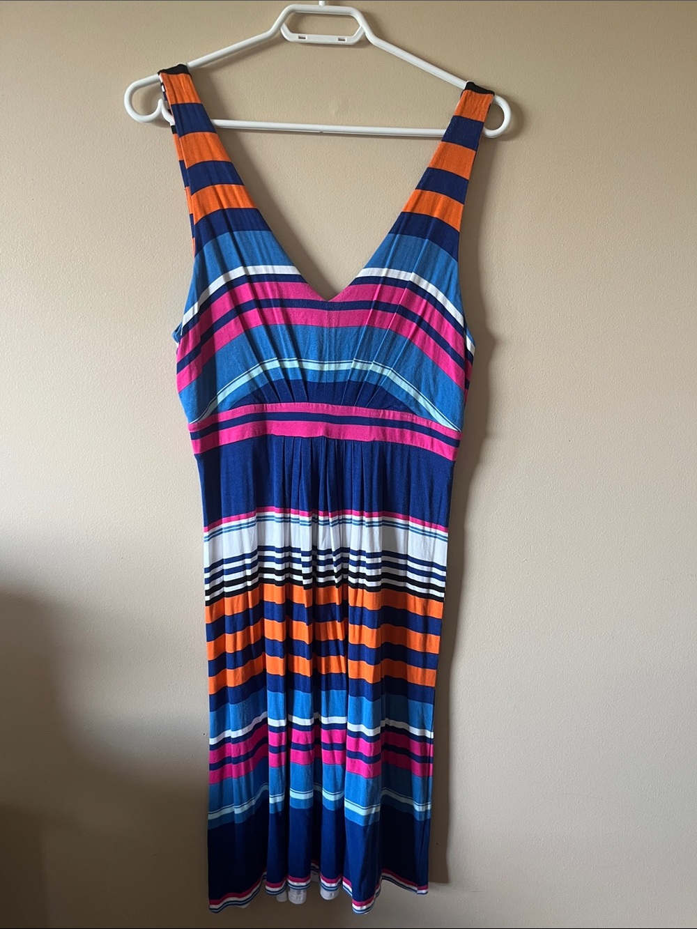 Deep V Neck Dress by Banana Republic